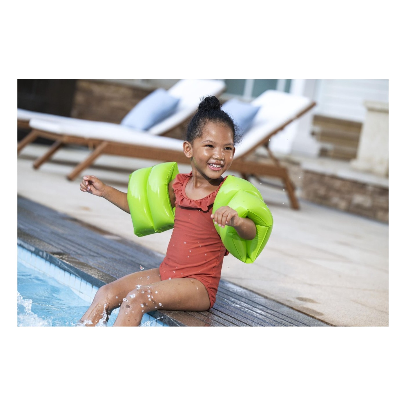 Detské plavecké rukávniky zelené BESTWAY 25x20cm