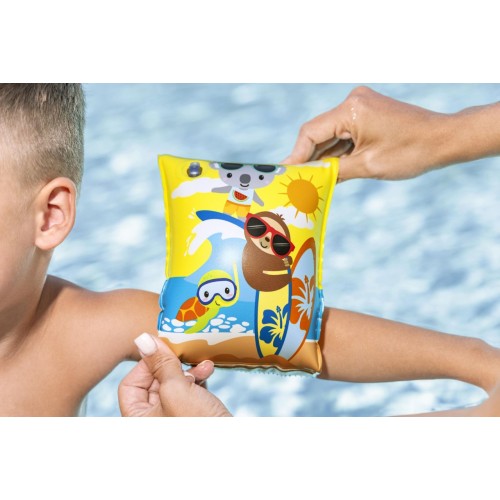 Ochranné návleky na ruky SUMMER SURF žlté 23x15 cm Bestway