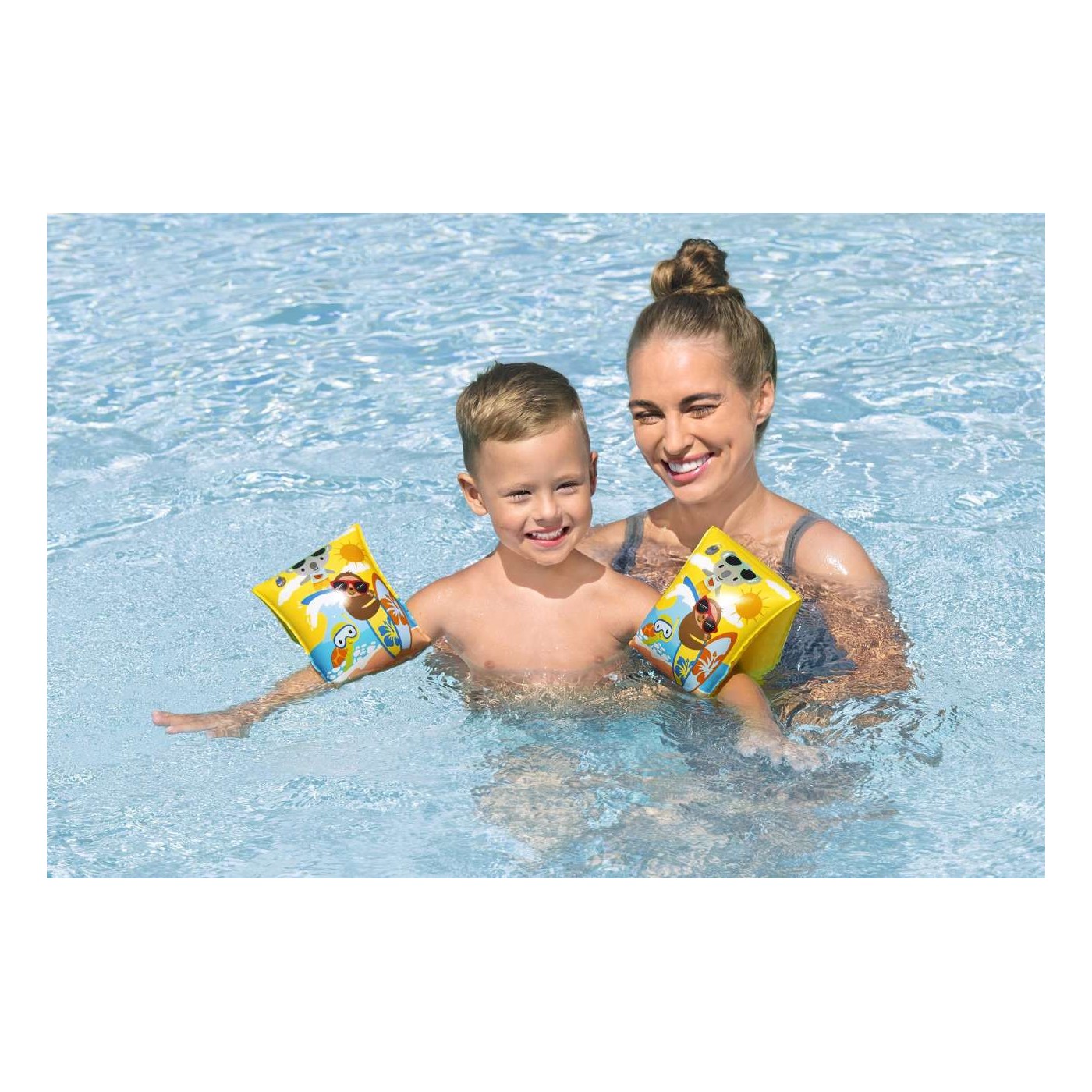 Ochranné návleky na ruky SUMMER SURF žlté 23x15 cm Bestway