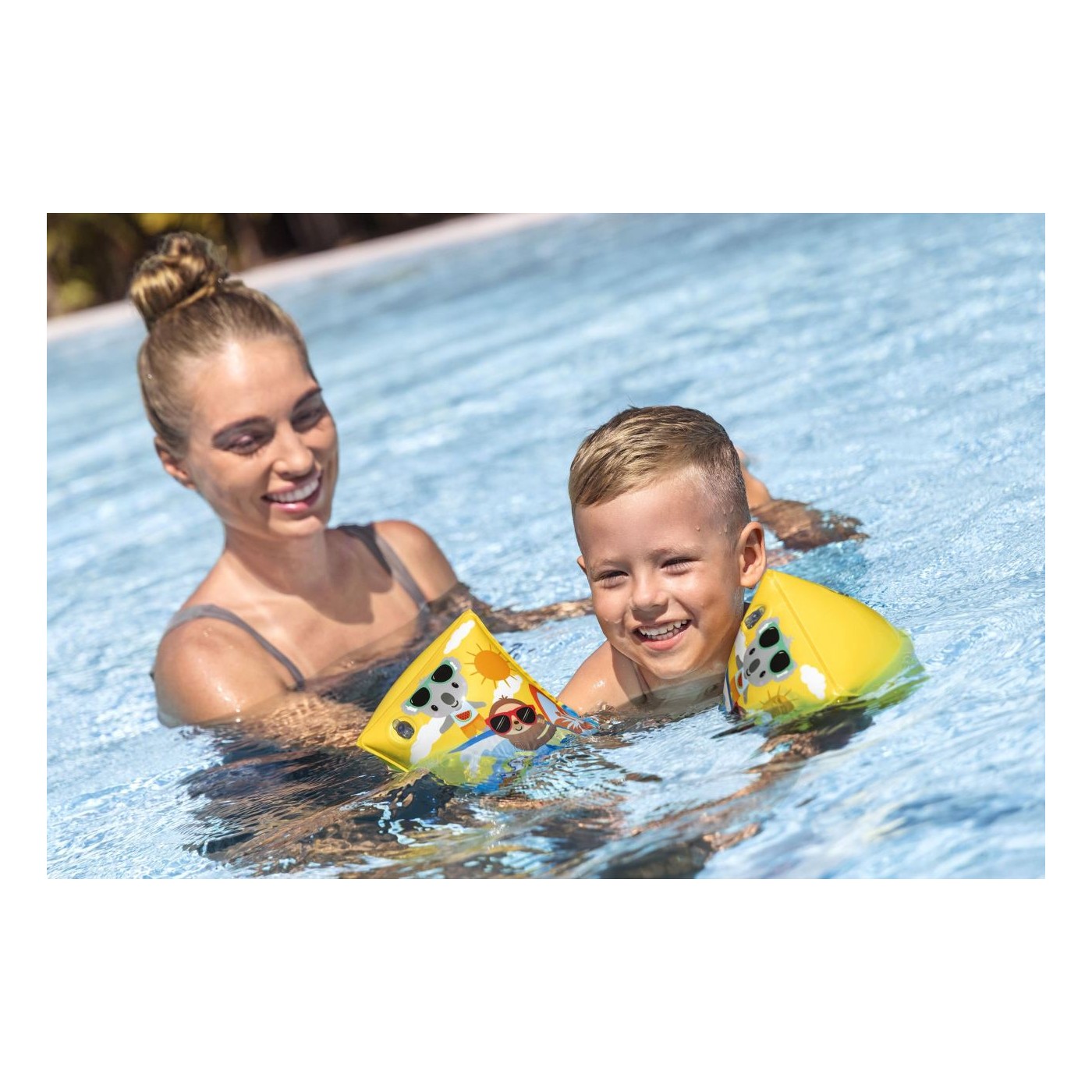 Ochranné návleky na ruky SUMMER SURF žlté 23x15 cm Bestway