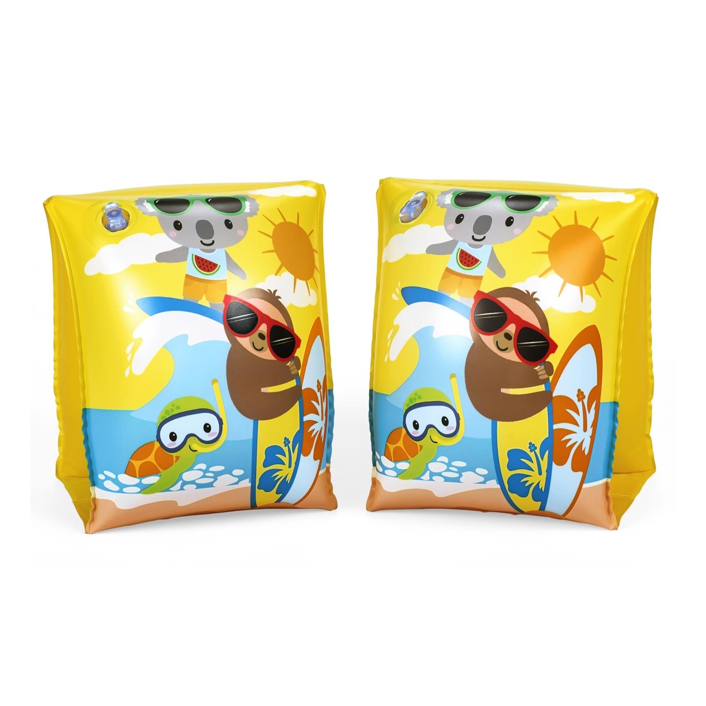 Ochranné návleky na ruky SUMMER SURF žlté 23x15 cm Bestway