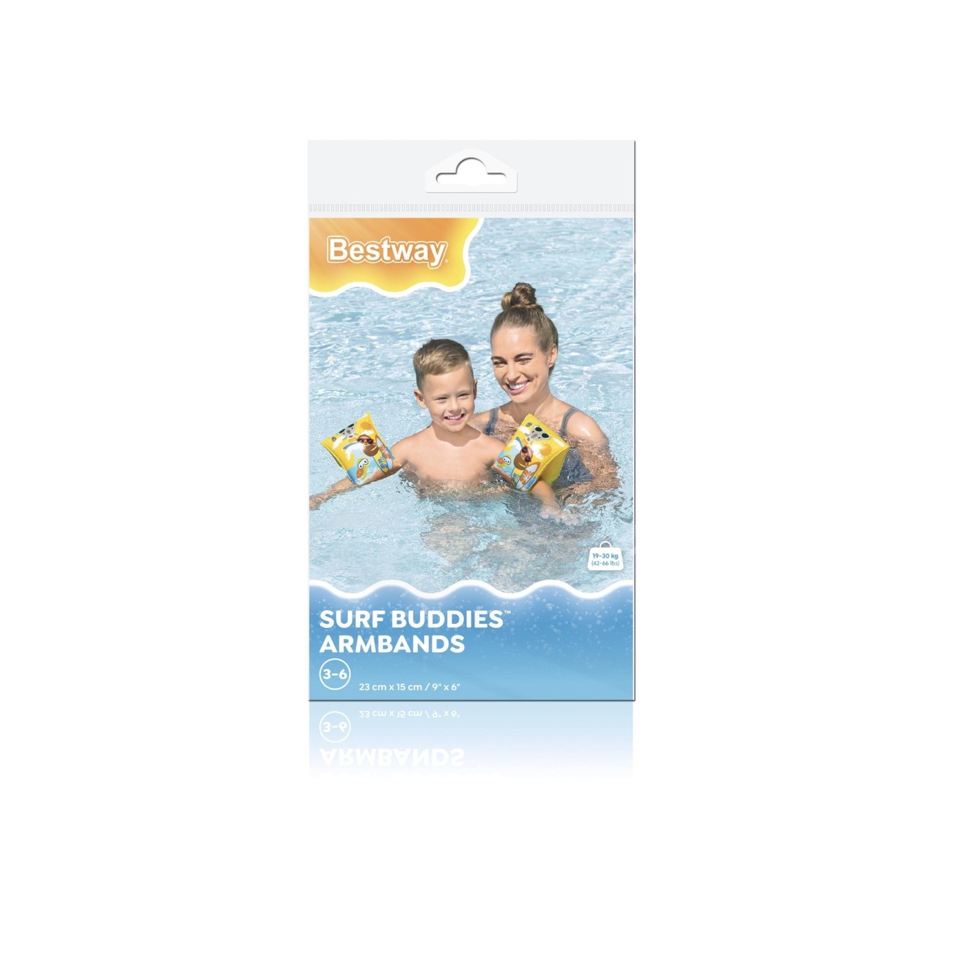 Ochranné návleky na ruky SUMMER SURF žlté 23x15 cm Bestway