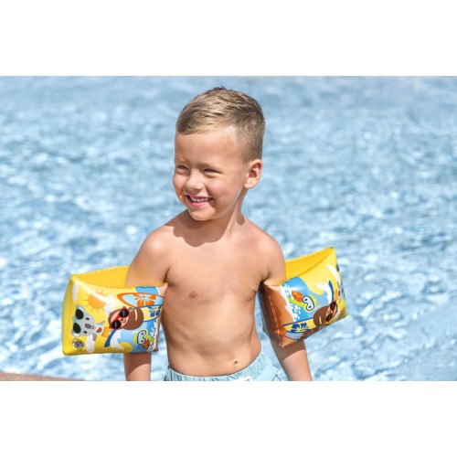 Ochranné návleky na ruky SUMMER SURF žlté 23x15 cm Bestway