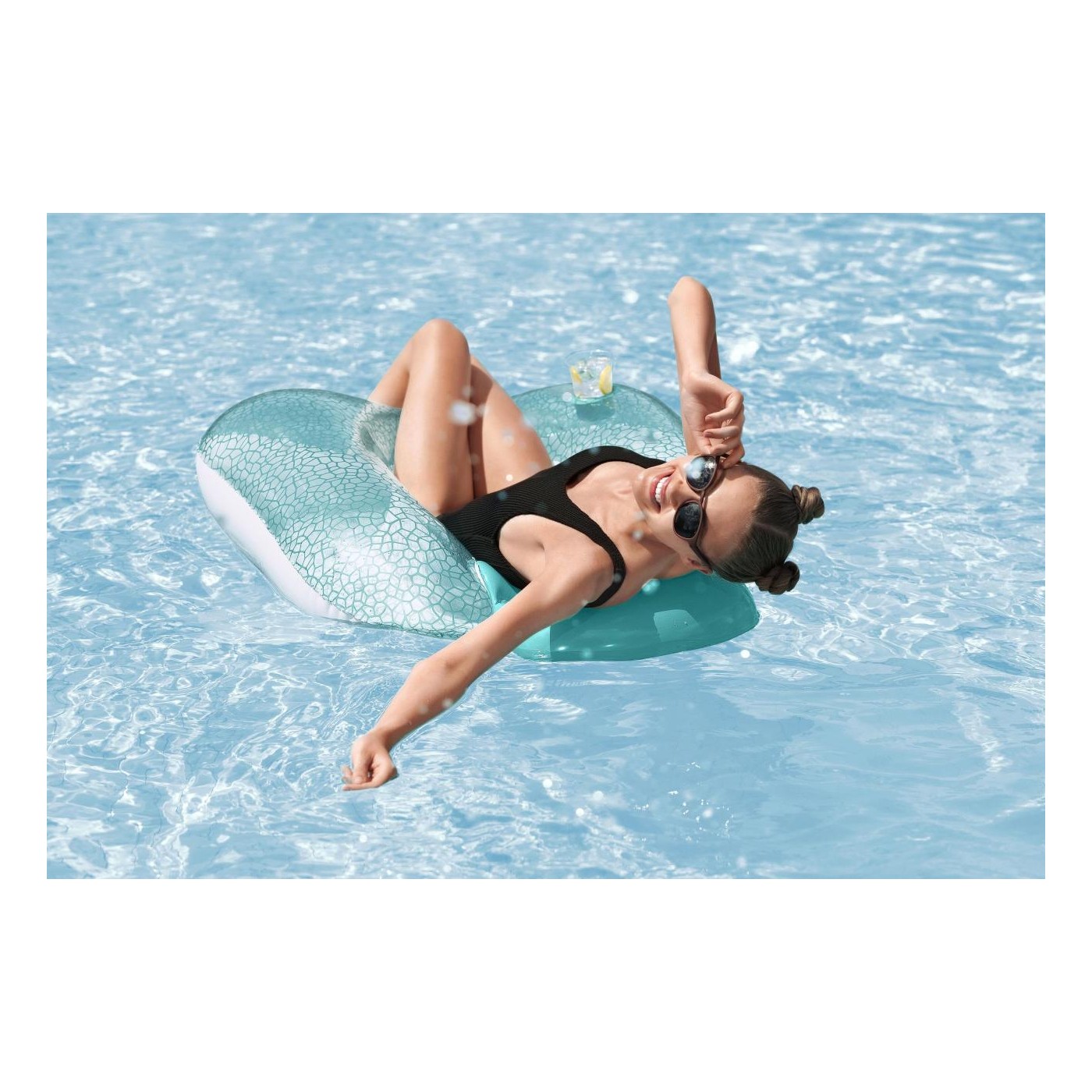 Nafukovací Fotel s vankúšom Plavacie koleso BESTWAY + Opravná sada