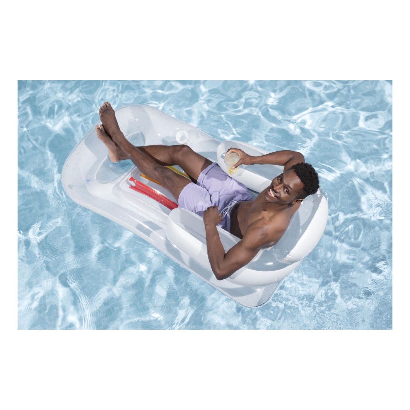 Matrac Ležadlo Biely 161 84 cm BESTWAY