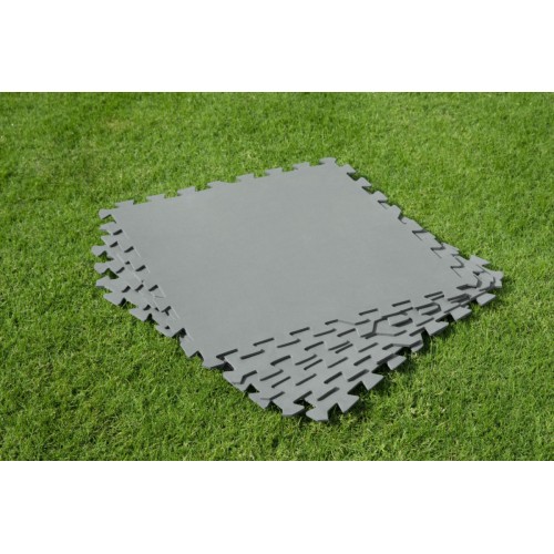 Penová Podložka pod bazén záhradný Sivá 9 ks. 50x50cm BESTWAY
