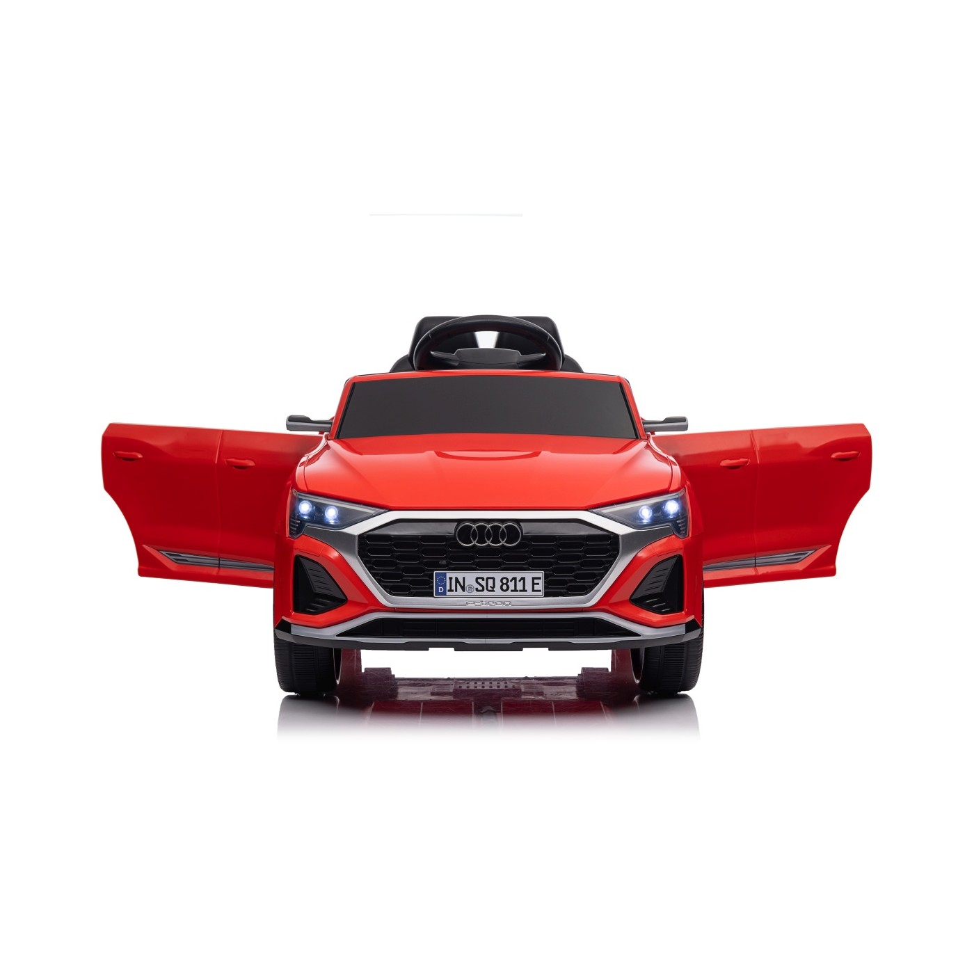 Audi SQ8 Červené vozidlo