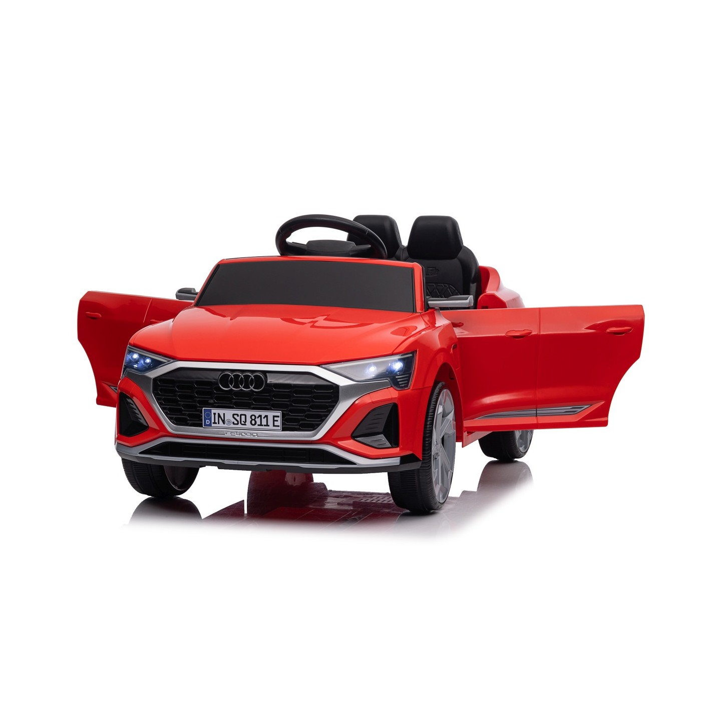 Audi SQ8 Červené vozidlo
