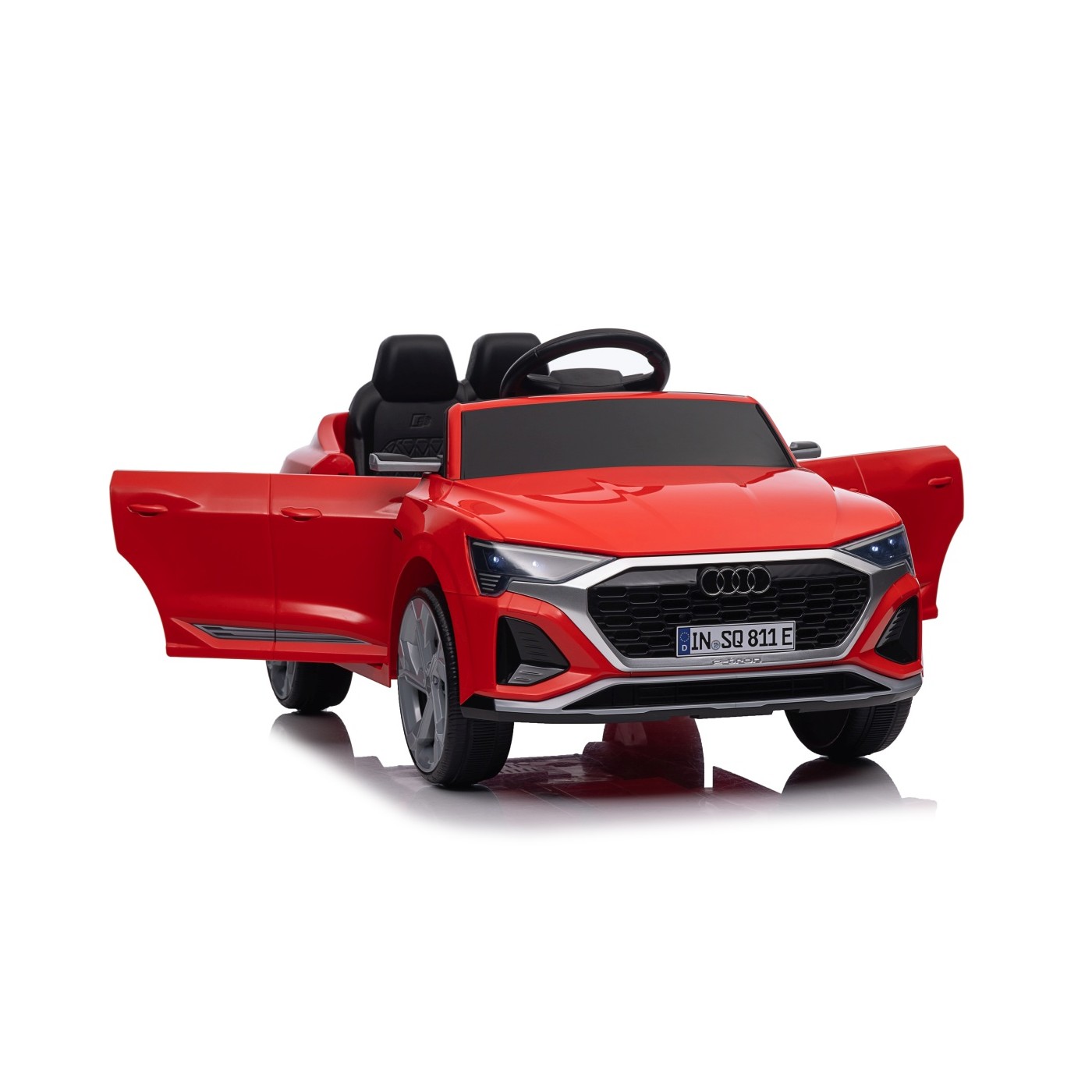 Audi SQ8 Červené vozidlo