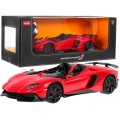 Lamborghini Aventador J červený RASTAR model 1:12 Diaľkovo ovládané auto + Ovládač 2,4 GHz