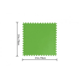 Penová Podložka pod bazén záhradný Zelená 9 ks. 78x78cm BESTWAY