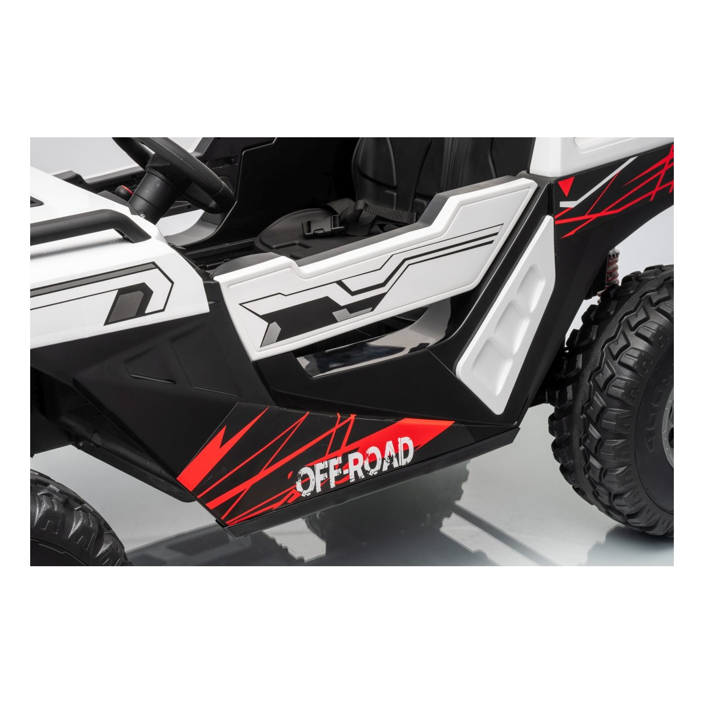 Kočík PROSPECTOR 4x4 STRONG biely