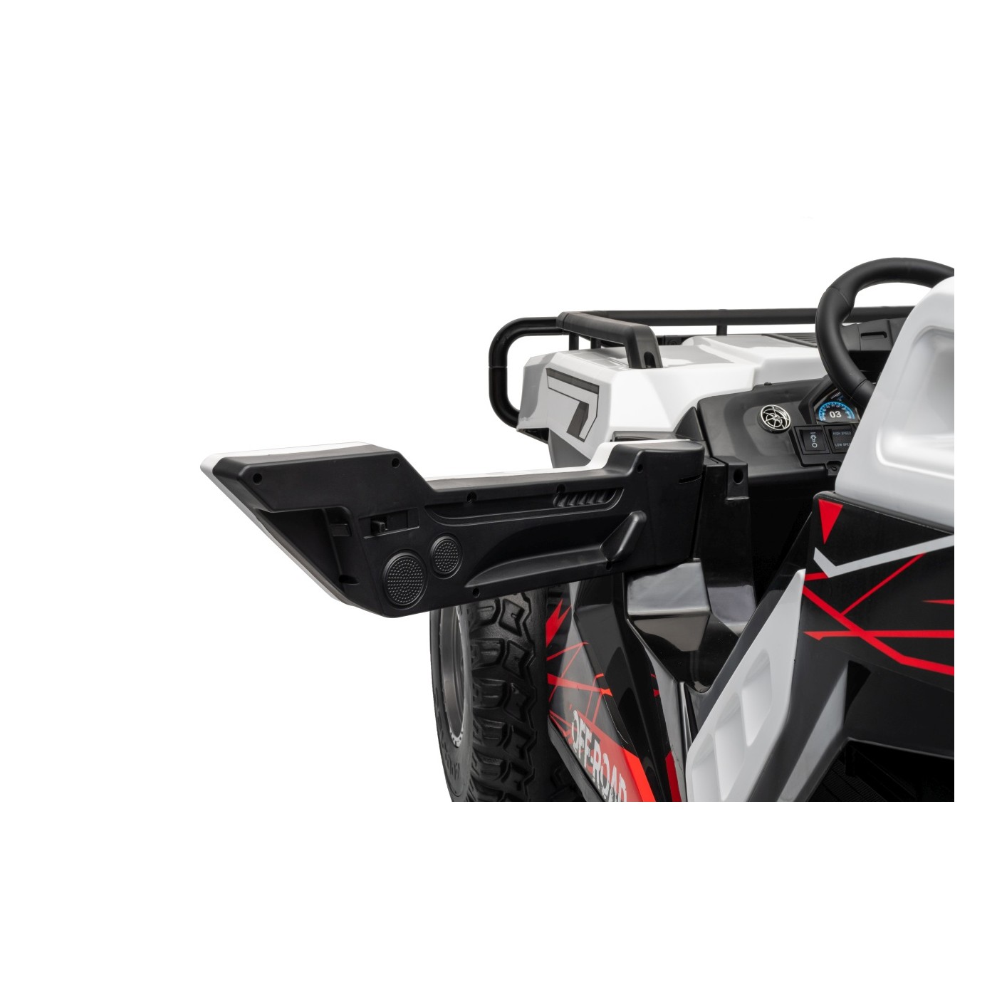 Kočík PROSPECTOR 4x4 STRONG biely