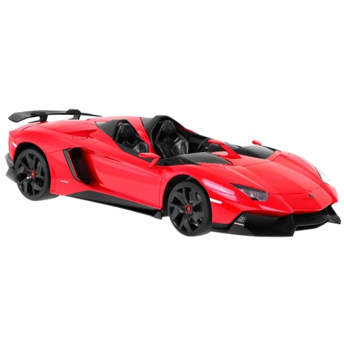 Lamborghini Aventador J červený RASTAR model 1:12 Diaľkovo ovládané auto + Ovládač 2,4 GHz