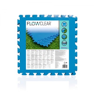 Penová Podložka pod bazén záhradný Modrá 9 ks. 50x50cm BESTWAY