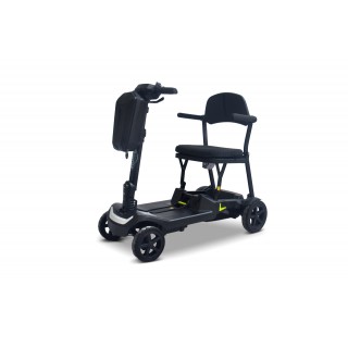 Elektrická kolobežka SeniorStar Black so štyrmi kolesami pre seniorov