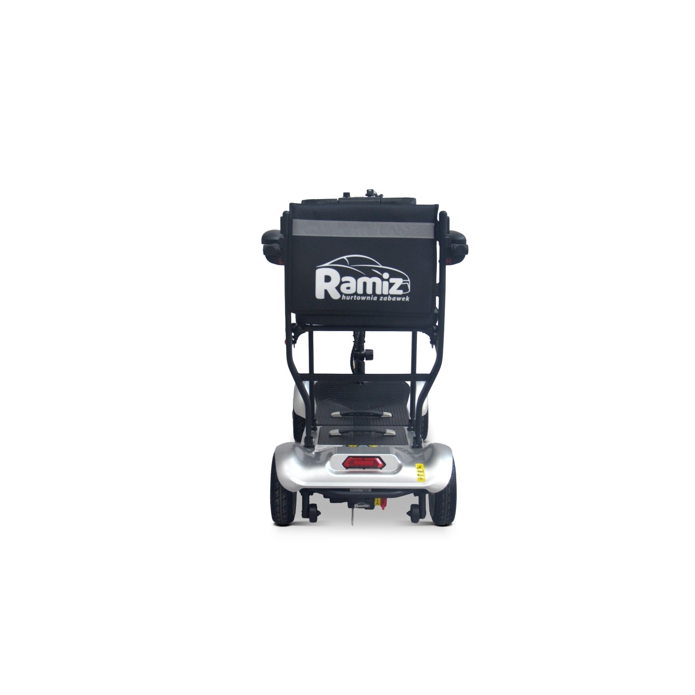 Elektrická kolobežka EasyGo Gray so štyrmi kolesami pre seniorov