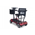 Elektrická kolobežka EasyGo Red so štyrmi kolesami pre seniorov