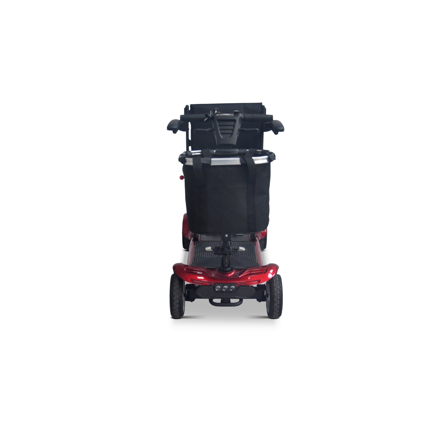 Elektrická kolobežka EasyGo Red so štyrmi kolesami pre seniorov