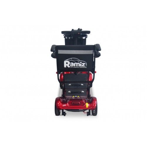 Elektrická kolobežka EasyGo Red so štyrmi kolesami pre seniorov