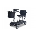 Elektrická kolobežka EasyGo Black so štyrmi kolesami pre seniorov