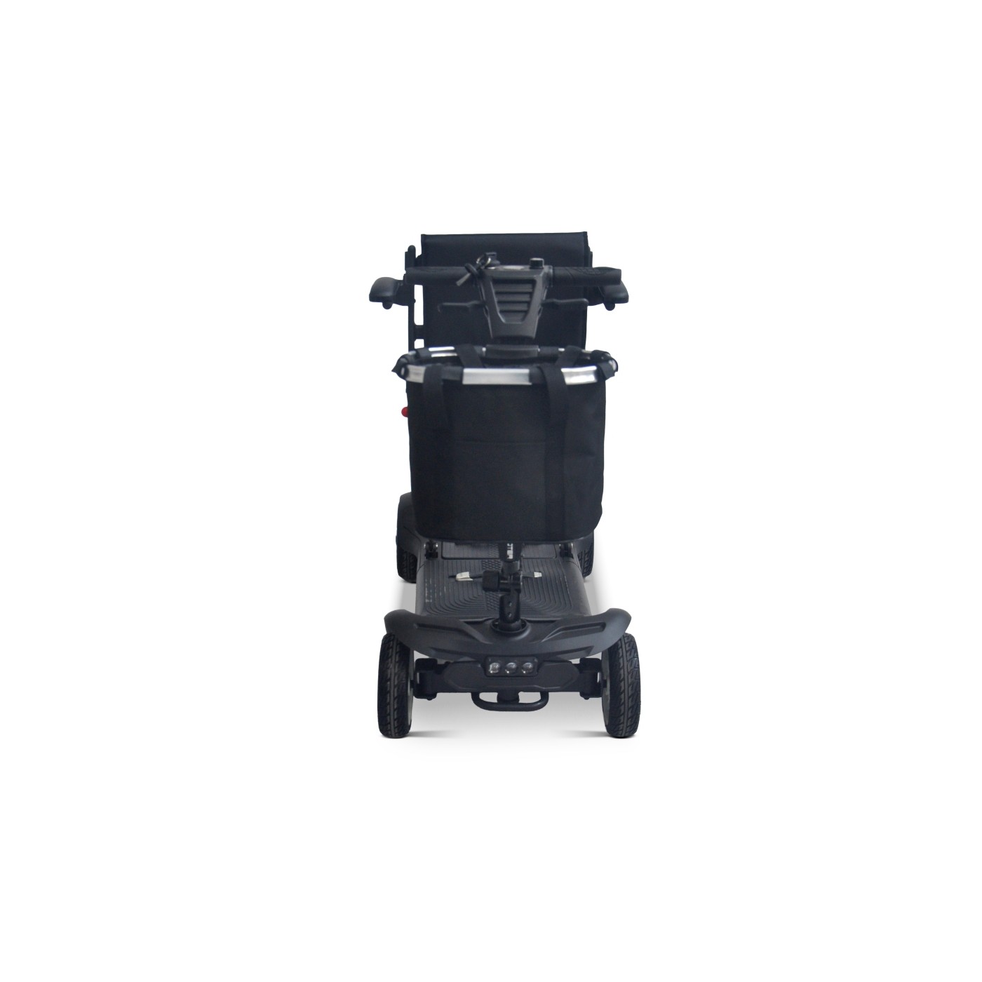 Elektrická kolobežka EasyGo Black so štyrmi kolesami pre seniorov