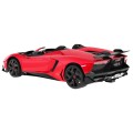 Lamborghini Aventador J červený RASTAR model 1:12 Diaľkovo ovládané auto + Ovládač 2,4 GHz