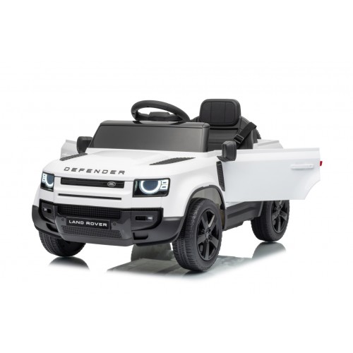 Land Rover Defender biele vozidlo