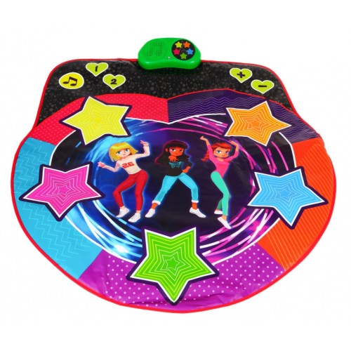 Tančiaca a hudobná podložka pre deti 3+ Svetiaci hviezdy + 2 režimy Zručnostná hra Tanec