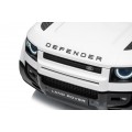 Land Rover Defender biele vozidlo