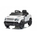 Land Rover Defender biele vozidlo