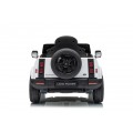 Land Rover Defender biele vozidlo