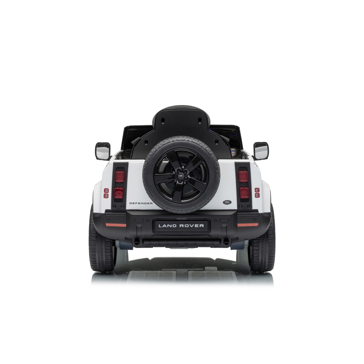 Land Rover Defender biele vozidlo