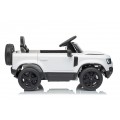Land Rover Defender biele vozidlo