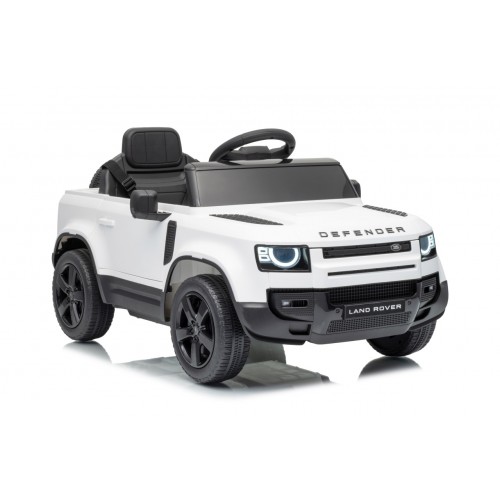 Land Rover Defender biele vozidlo