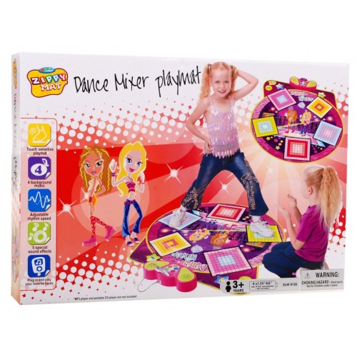 Tančiaca podložka s hrou pre deti 3+ Tanec v rytme + Diskotékový parket