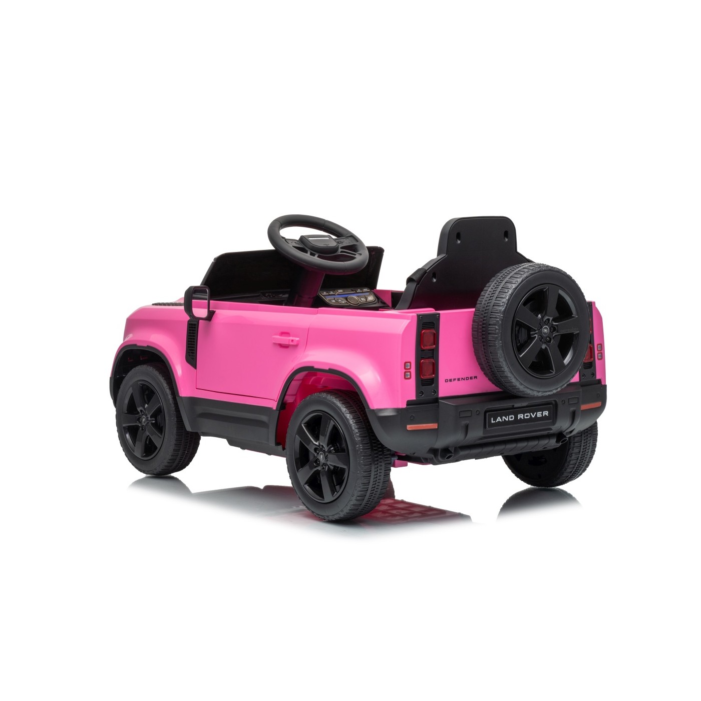 Ružové vozidlo Land Rover Defender