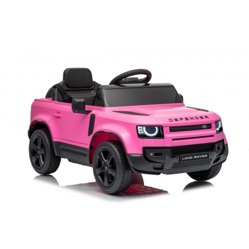 Ružové vozidlo Land Rover Defender
