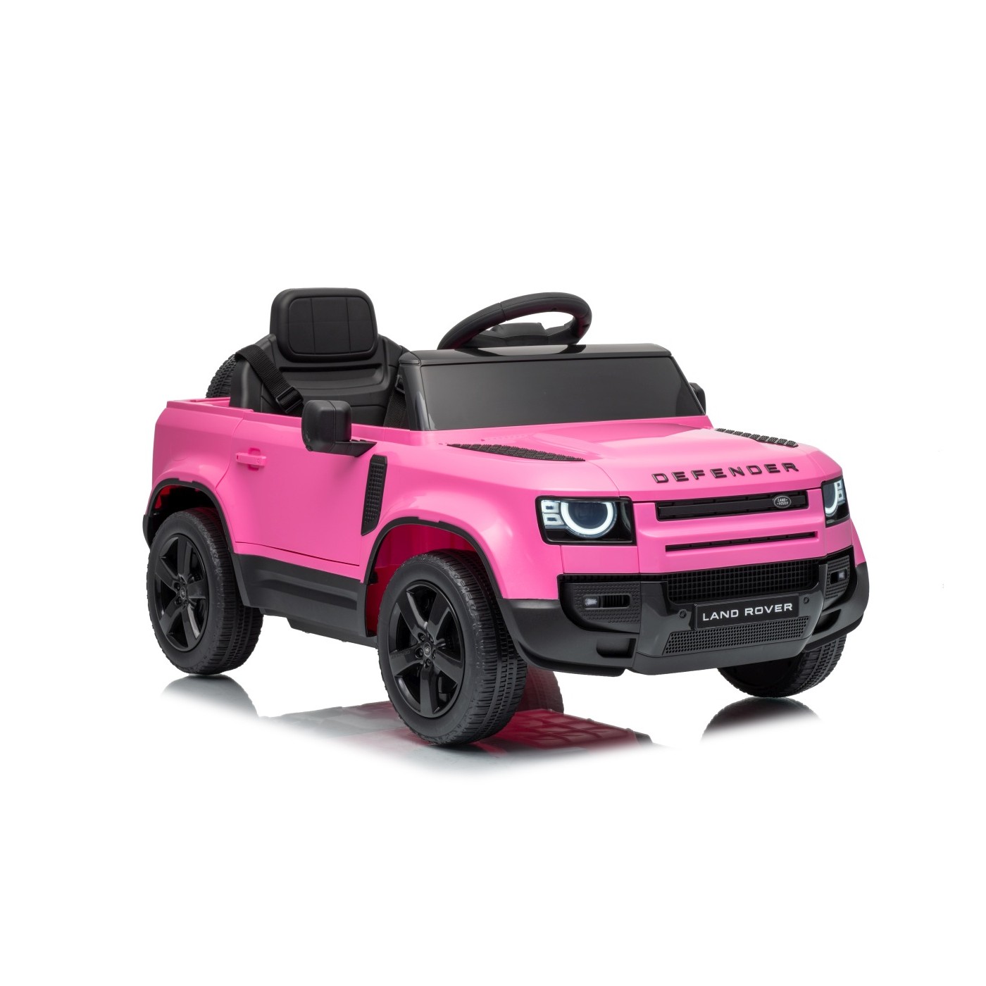Ružové vozidlo Land Rover Defender