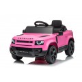 Ružové vozidlo Land Rover Defender