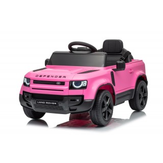 Ružové vozidlo Land Rover Defender