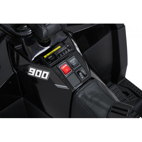 Štvorkolka 4x4 ATV WOLF  čierna