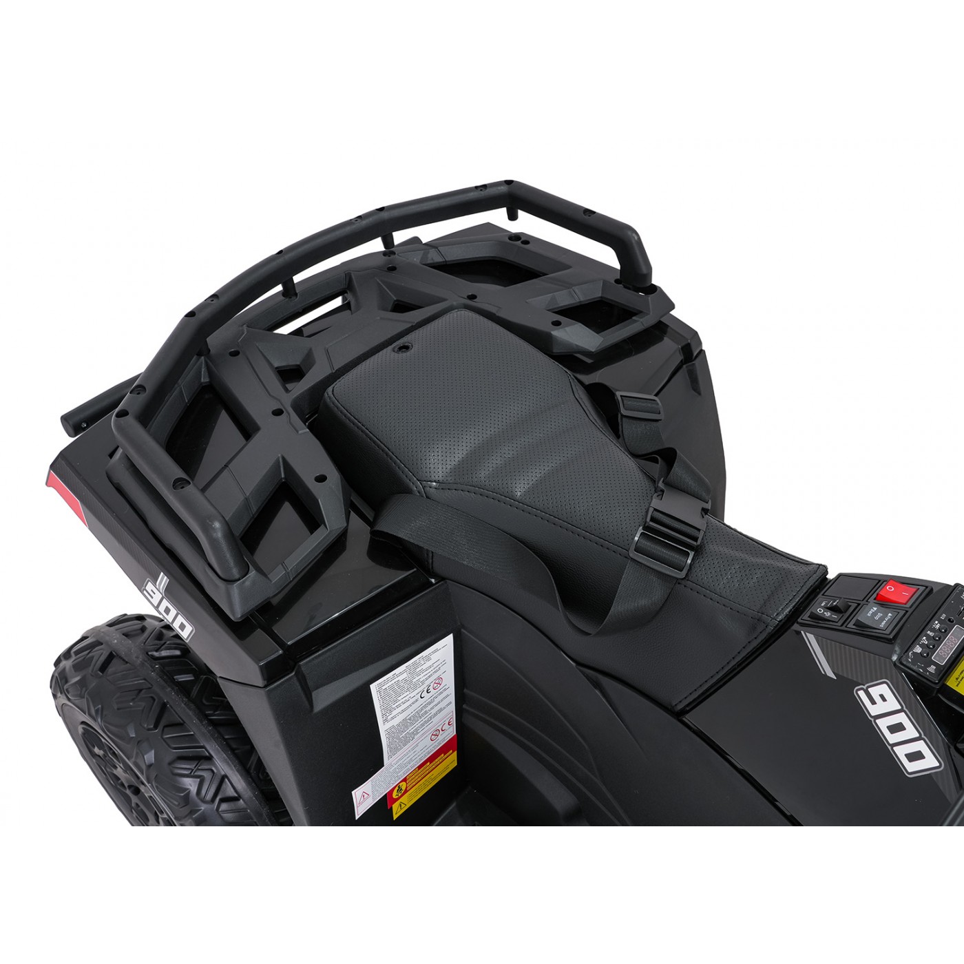 Štvorkolka 4x4 ATV WOLF  čierna