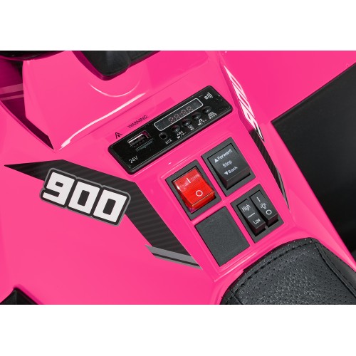 Štvorkolka WOLF Ružová 4x4