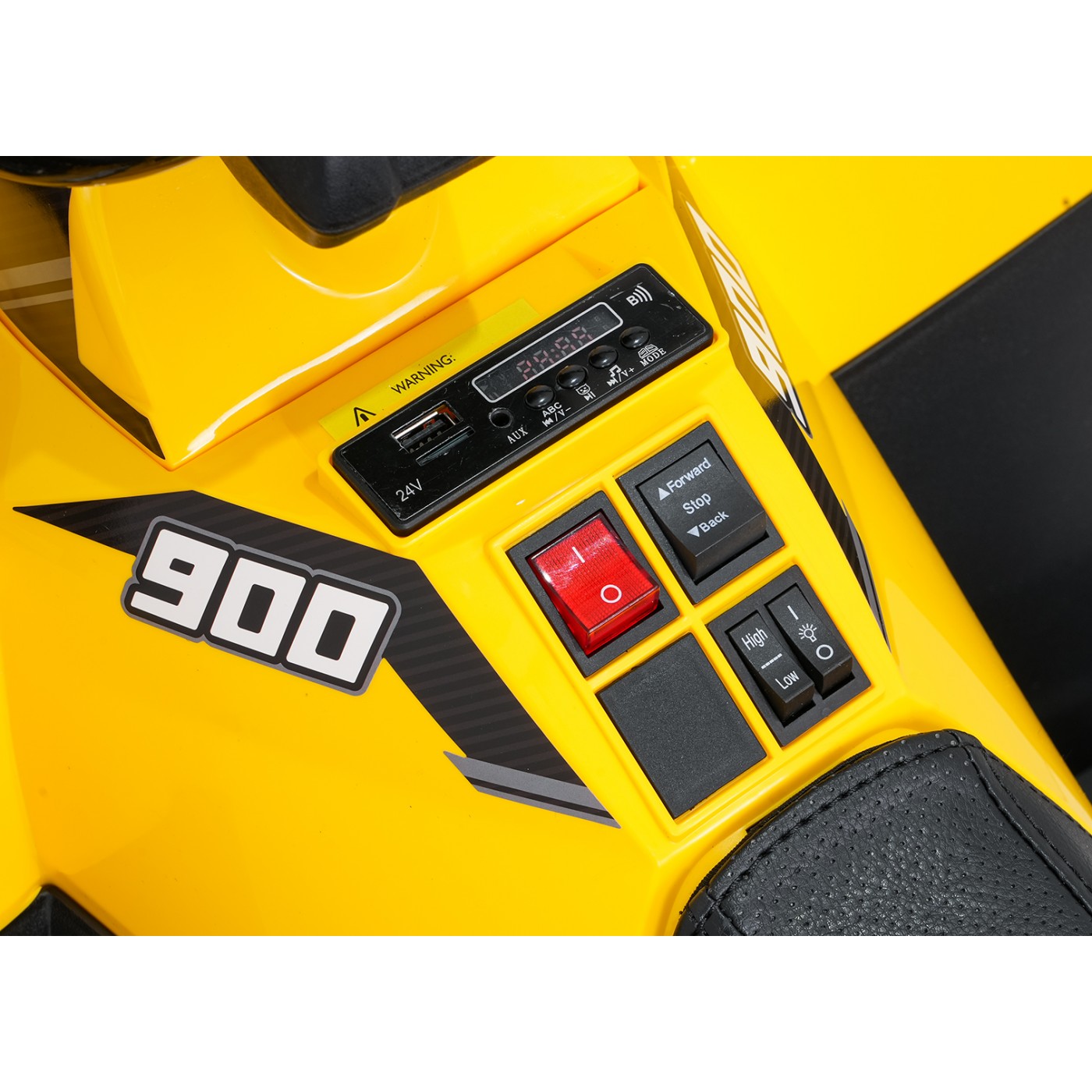 Štvorkolka 4x4 ATV WOLF žltá