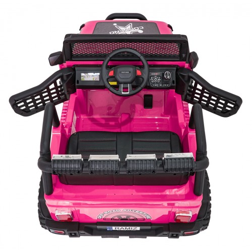 Ružové vozidlo Jeep BEAST 4x4