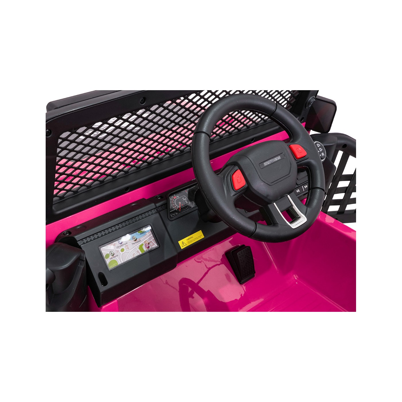 Ružové vozidlo Jeep BEAST 4x4