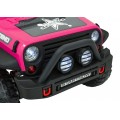 Ružové vozidlo Jeep BEAST 4x4