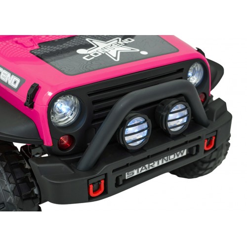 Ružové vozidlo Jeep BEAST 4x4