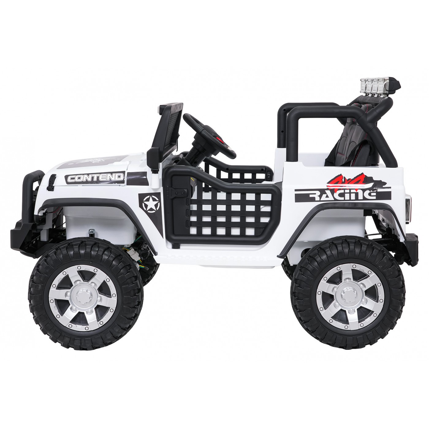 Jeep BEAST 4x4 biele vozidlo